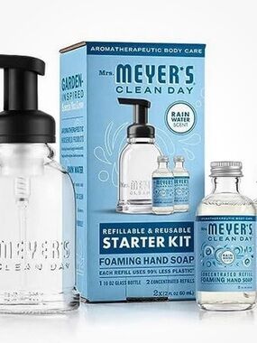 Foaming Hand Soap Starter Kit - Blue; Mrs Meyers